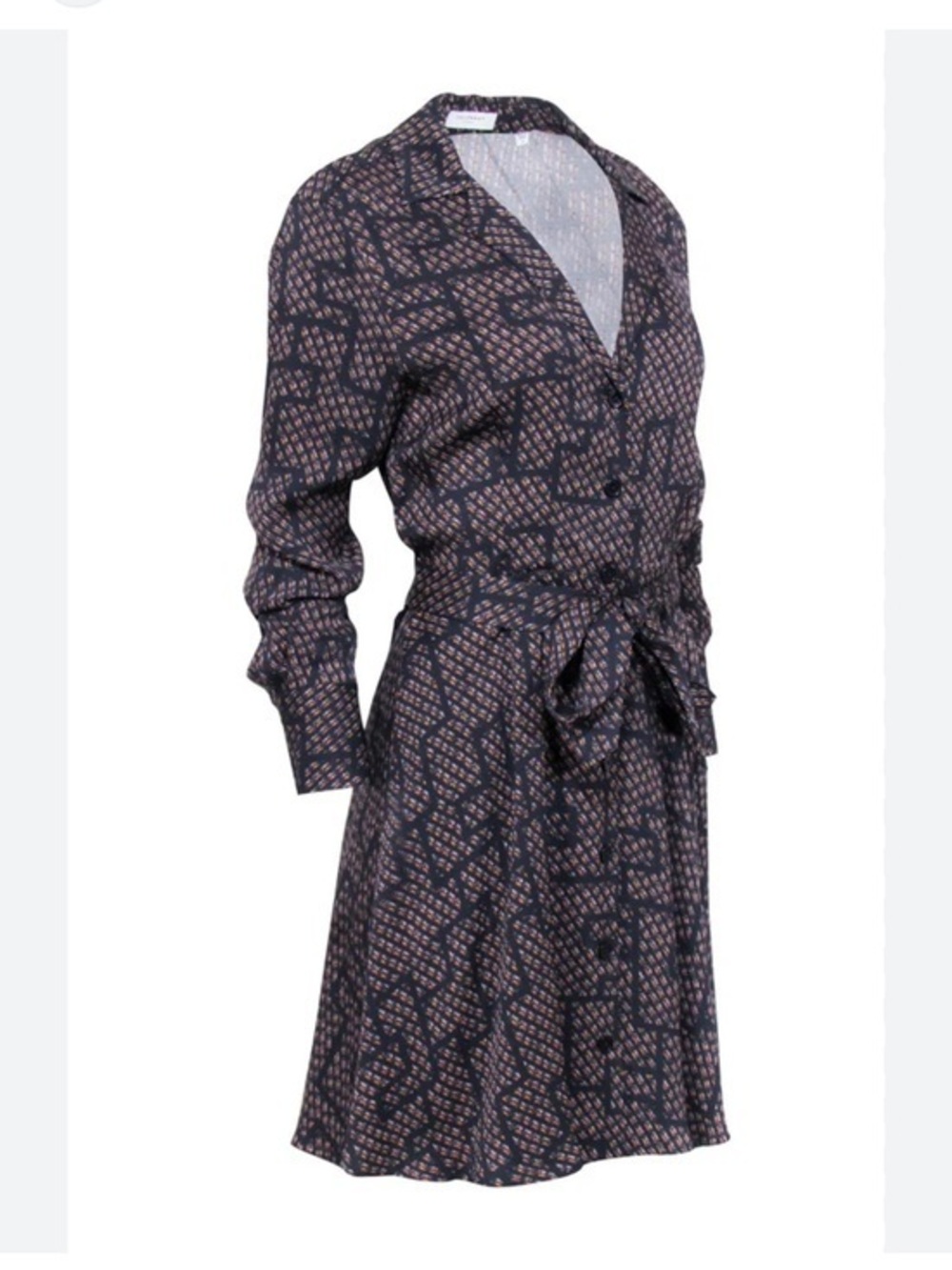 Equipment Yarrowe Mini Shirt Long Sleeve Dress